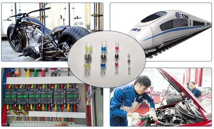 Waterproof Insulation Heat Shrink Solder Seal Wire Splice Butt Connectors with IP68 CE