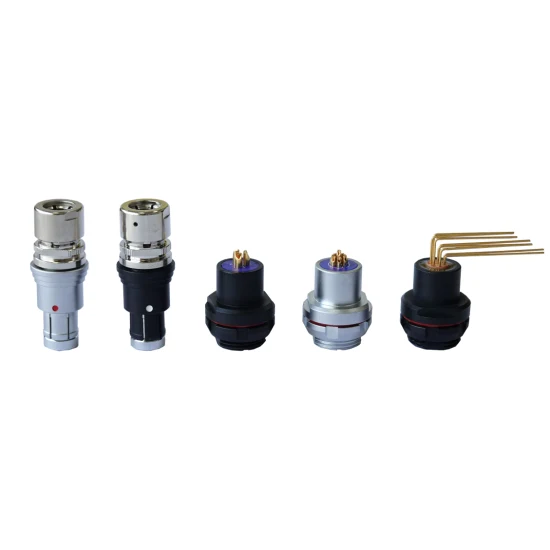 Qm K-Serie Tgg-Stecker, wasserdichter Metall-Push-Pull-Stecker für MRT-Solarsysteme.